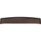 Jeffrey Alexander 160 mm Center Brushed Oil Rubbed Bronze Square-to-Center Square Renzo Cabinet Cup Pull 141-160DBAC - alternate 2